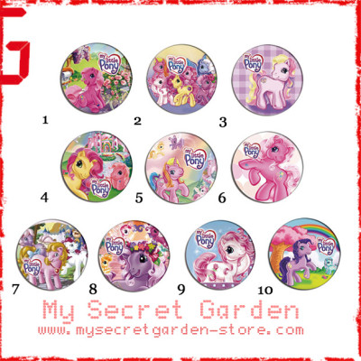 My Little Pony - Pinback Button Badge Set ( or Hair Ties / 4.4 cm Badge / Magnet / Keychain Set )